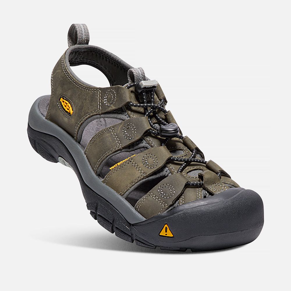 Sandalias Trekking Keen Mexico Grises Oscuro - Hombre Newport - IR0734259